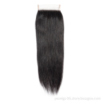 9A 10A Cheap Mink Brazilian Hair Pre Plucked Lace Frontal Closure With Baby Hair 4X4 2X6 5X5 13X4 13X6 6X6 7X7 360 Lace Closure